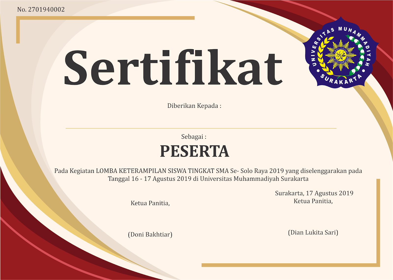 Certificate 3